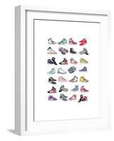 Trainers-Hanna Melin-Framed Art Print