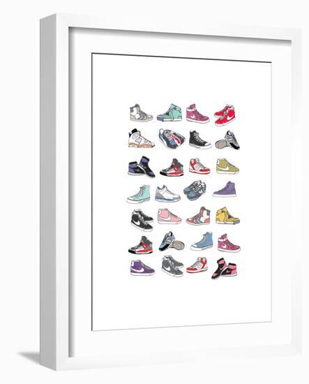 Trainers-Hanna Melin-Framed Art Print