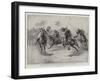 Training Egyptian Cavalry, Teaching the Troopers to Play Polo-William T. Maud-Framed Giclee Print