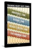 Training Heart Rate Zones Chart (Modern)-null-Stretched Canvas