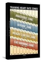 Training Heart Rate Zones Chart (Modern)-null-Stretched Canvas