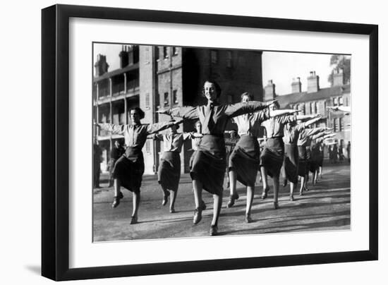 Training of Auxiliary Territorial Service-Associated Newspapers-Framed Photo