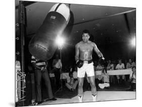 Training of Muhammad Ali in Washington April 20, 1976-null-Mounted Photo