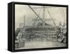 Training Ship Exmouth, Full Crew-Peter Higginbotham-Framed Stretched Canvas