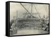 Training Ship Exmouth, Full Crew-Peter Higginbotham-Framed Stretched Canvas