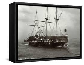 Training Ship Indefatigable, New Ferry, Cheshire-Peter Higginbotham-Framed Stretched Canvas