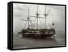 Training Ship Indefatigable, New Ferry, Cheshire-Peter Higginbotham-Framed Stretched Canvas