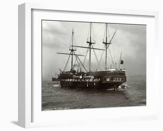 Training Ship Indefatigable, New Ferry, Cheshire-Peter Higginbotham-Framed Photographic Print