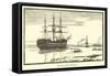 Training Ship Off Grays-null-Framed Stretched Canvas