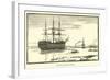 Training Ship Off Grays-null-Framed Giclee Print