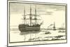 Training Ship Off Grays-null-Mounted Giclee Print