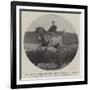 Training the Prince of Wales's New Charger, Hussar Taking the Cavalry Jumps at Aldershot-null-Framed Giclee Print