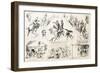 Training United States Troops in Indian Warfare. Frederic Remington.-Frederic Remington-Framed Giclee Print