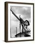 Training with an Aerial Camera Gun-Associated Newspapers-Framed Photo