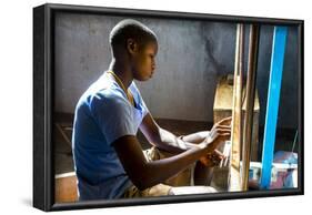 Training workshop for young women run by JARC (Jeunes Adultes Ruraux Catholiques)-Godong-Framed Photographic Print