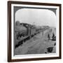 Trainload of Armoured Cars, South West Africa, World War I, 1914-1918-null-Framed Photographic Print