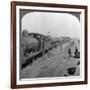 Trainload of Armoured Cars, South West Africa, World War I, 1914-1918-null-Framed Photographic Print