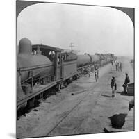 Trainload of Armoured Cars, South West Africa, World War I, 1914-1918-null-Mounted Photographic Print