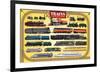 Trains for Kids-null-Framed Premium Giclee Print