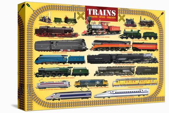 Trains for Kids-null-Stretched Canvas