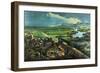 Trains Opening the Great American Plains-null-Framed Premium Giclee Print