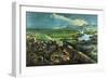 Trains Opening the Great American Plains-null-Framed Premium Giclee Print