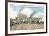 Trains Pulling out of Union Station, Kansas City, Missouri-null-Framed Premium Giclee Print