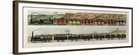 Trains, Trains, Trains-null-Framed Giclee Print