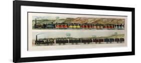 Trains, Trains, Trains-null-Framed Giclee Print