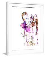 Trainspotting Watercolor 1-Anna Malkin-Framed Art Print