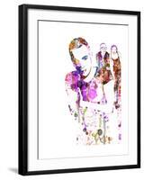 Trainspotting Watercolor 1-Anna Malkin-Framed Art Print