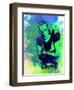 Trainspotting Watercolor 2-Anna Malkin-Framed Art Print