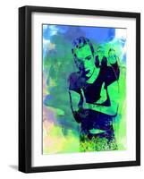 Trainspotting Watercolor 2-Anna Malkin-Framed Art Print