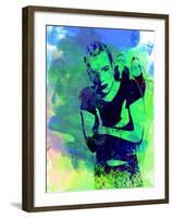 Trainspotting Watercolor 2-Anna Malkin-Framed Art Print