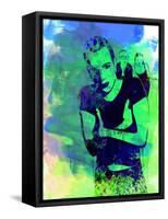 Trainspotting Watercolor 2-Anna Malkin-Framed Stretched Canvas