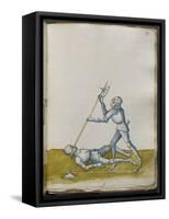 Traité de combat (tradition de maître Johann Lichtenauer)-null-Framed Stretched Canvas