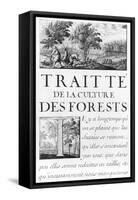 Traite de La Culture Des Forets-Sebastien Le Pretre de Vauban-Framed Stretched Canvas