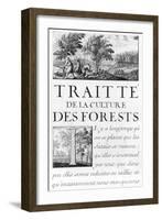 Traite de La Culture Des Forets-Sebastien Le Pretre de Vauban-Framed Giclee Print