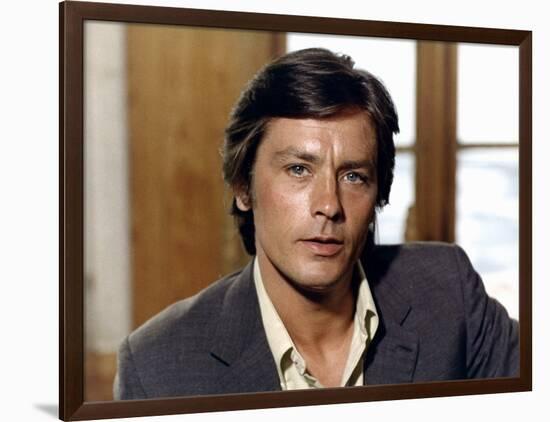 Traitement by Choc by AlainJessua with Alain Delon, 1973 (photo)-null-Framed Photo