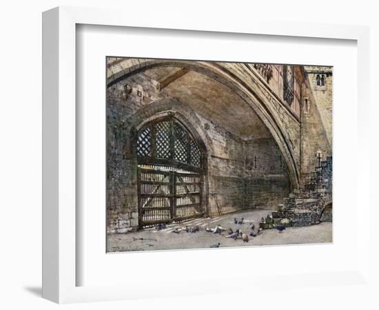 Traitors' Gate, from Within-John Fulleylove-Framed Giclee Print