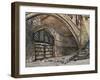 Traitors' Gate, from Within-John Fulleylove-Framed Giclee Print