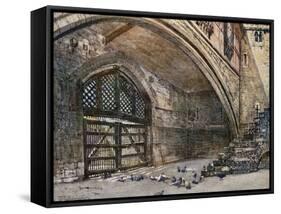 Traitors' Gate, from Within-John Fulleylove-Framed Stretched Canvas