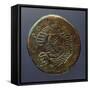 Trajan Coin Depicting Port of Trajan, Verso, Roman Coins AD-null-Framed Stretched Canvas