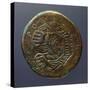 Trajan Coin Depicting Port of Trajan, Verso, Roman Coins AD-null-Stretched Canvas
