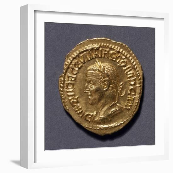 Trajan Decius Aureus, 241-251, Roman Coins, 3rd Century AD-null-Framed Giclee Print