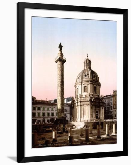 Trajan's Column, 1890s-Science Source-Framed Premium Giclee Print