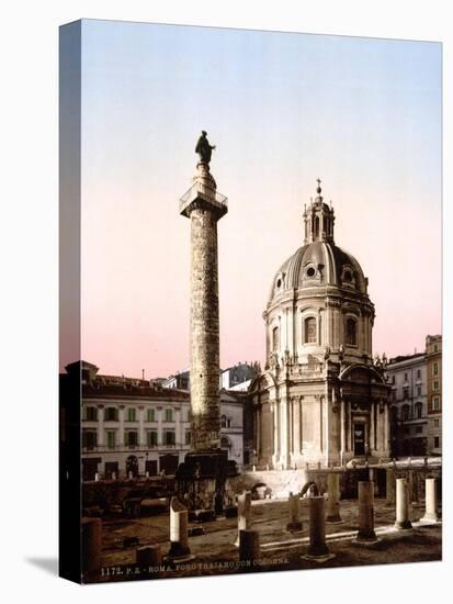 Trajan's Column, 1890s-Science Source-Stretched Canvas