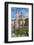 Trajan's Column and Forum, Dome of St. Maria Di Loreto, UNESCO World Heritage Site, Rome, Lazio-Frank Fell-Framed Photographic Print