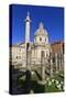 Trajan's Column and Forum, Forum Area, Rome, Lazio, Italy, Europe-Eleanor Scriven-Stretched Canvas