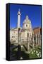 Trajan's Column and Forum, Forum Area, Rome, Lazio, Italy, Europe-Eleanor Scriven-Framed Stretched Canvas